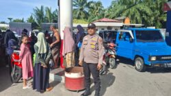 HUT RI ke-81, Polisi Patroli Cek SPBU Manggopoh, Situasi Aman