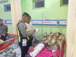 Ibu Bonceng Tiga Anak Tabrakan di Bawan, Empat Orang Terluka