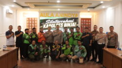 Kapolres Binjai Rangkul Ojol, Ajak Jadi Pelopor Keselamatan di Jalan