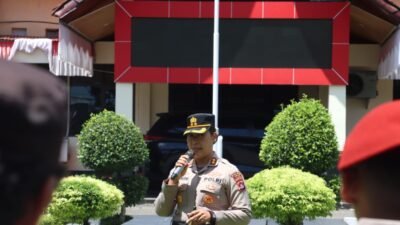 Kapolres Agam Pimpin Apel Siaga Dalmas, Antisipasi Unjuk Rasa