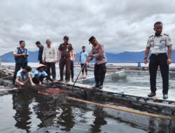 Keramba Rutan Maninjau Panen Ikan, Kapolsek: Bekal Saat Kembali ke Masyarakat