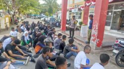 Polisi Masuk Sekolah, Paskibra Tanjung Mutiara Digembleng Jelang HUT RI
