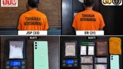 Dua Terduga Pengedar Sabu Diciduk Polres Binjai, Barang Bukti 3,9 Gram Disita