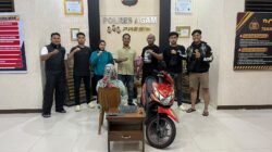 Polres Agam Sikat Target Operasi Jaran Singgalang, Residivis Penggelapan Motor Diciduk