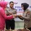 35 Tahun Mengabdi, Polwan Senior di Binjai Terima Tumpeng HUT ke-78