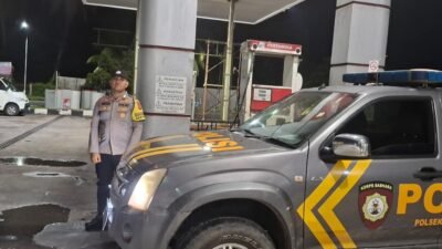 Polsek Tanjung Mutiara Patroli Malam, SPBU hingga Bank Dipantau