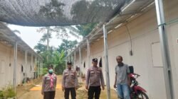 Polsek Palembayan Sambangi Warga Huntara Padang Gantiang, Pastikan Keamanan Tetap Terjaga