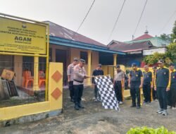 Kasat Binmas Polres Agam Lepas Gerak Jalan SENKOM Agam