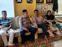 Sambangi Warga Jorong Baruah, Bhabinkamtibmas Ajak Masyarakat Jaga Kerukunan