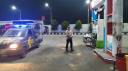 Cegah Aksi Kriminal, Polsek Ampek Nagari Patroli Bank Nagari dan SPBU