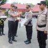 Kapolres Binjai Beri Penghargaan 12 Personel Berprestasi