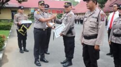 Kapolres Binjai Beri Penghargaan 12 Personel Berprestasi