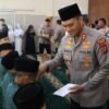 Syukuran di Masjid Al-Ikhlas, Kapolres Binjai Santuni Anak Yatim