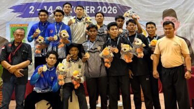 Pencak Silat Sumbang 3 Emas, Kontingen Agam Kini Koleksi 6 Emas di Porprov XVI Sumbar