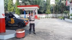 Cek SPBU Manggopoh, Polsek Lubuk Basung Pastikan Aktivitas Pengisian BBM Berjalan Lancar