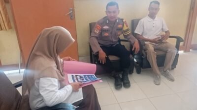 Polisi Masuk Sekolah, Siswa Berprestasi SMPN 1 Tanjung Raya Dikenalkan SMA Kemala Taruna Bhayangkara